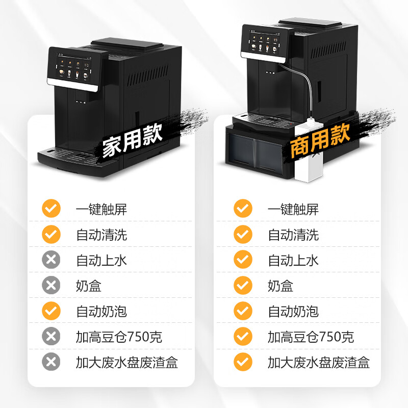 麥大廚B22系列升級款商用含底座1.5kw全自動咖啡機 